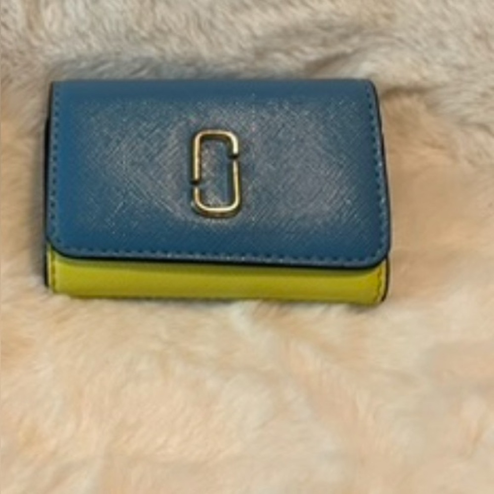 Marc Jacobs Cream Key Holder with Gold Accents